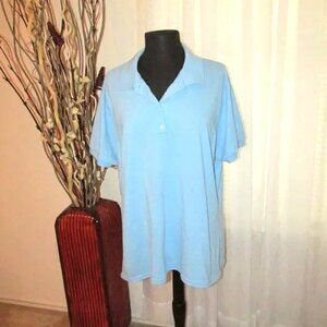 THREE Polo Shirts, Yellow, Tan & Blue